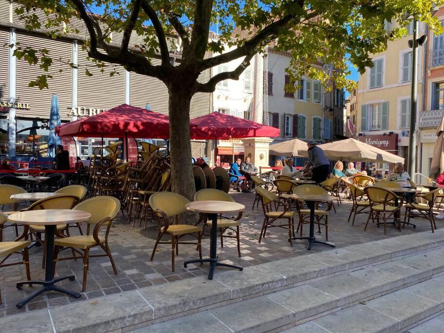 Akropole De Caroline, Central, Lumineux, Calme, Free Parking, Lift, 3 Beds Draguignan Exterior photo